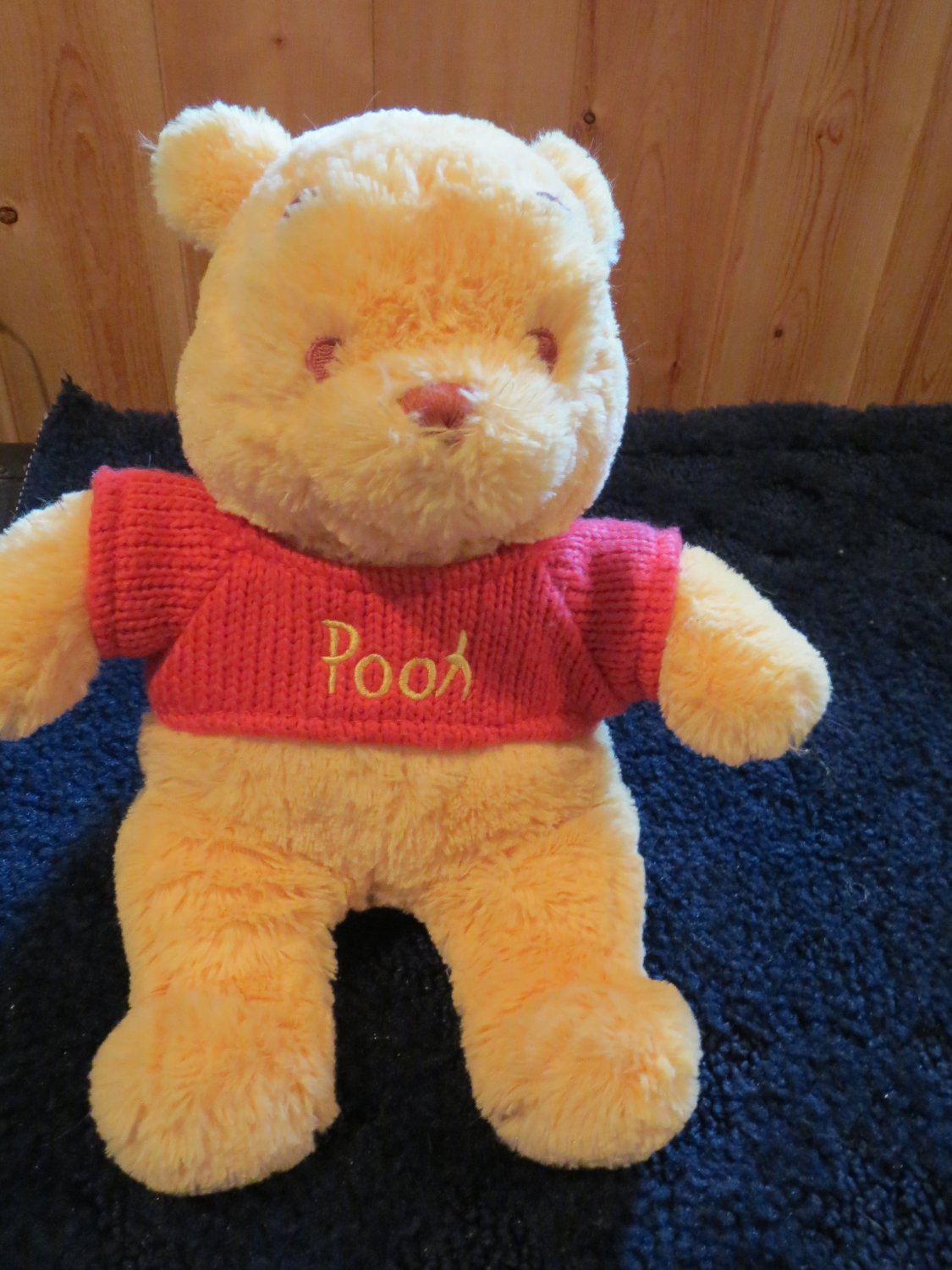 knitted pooh bear