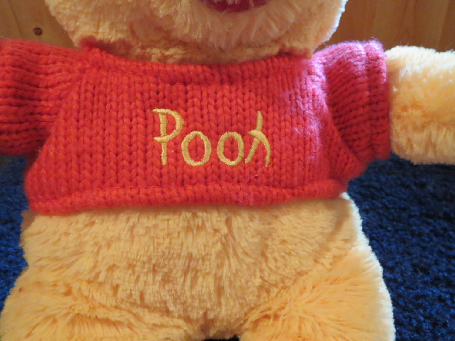 winnie the pooh knit plush