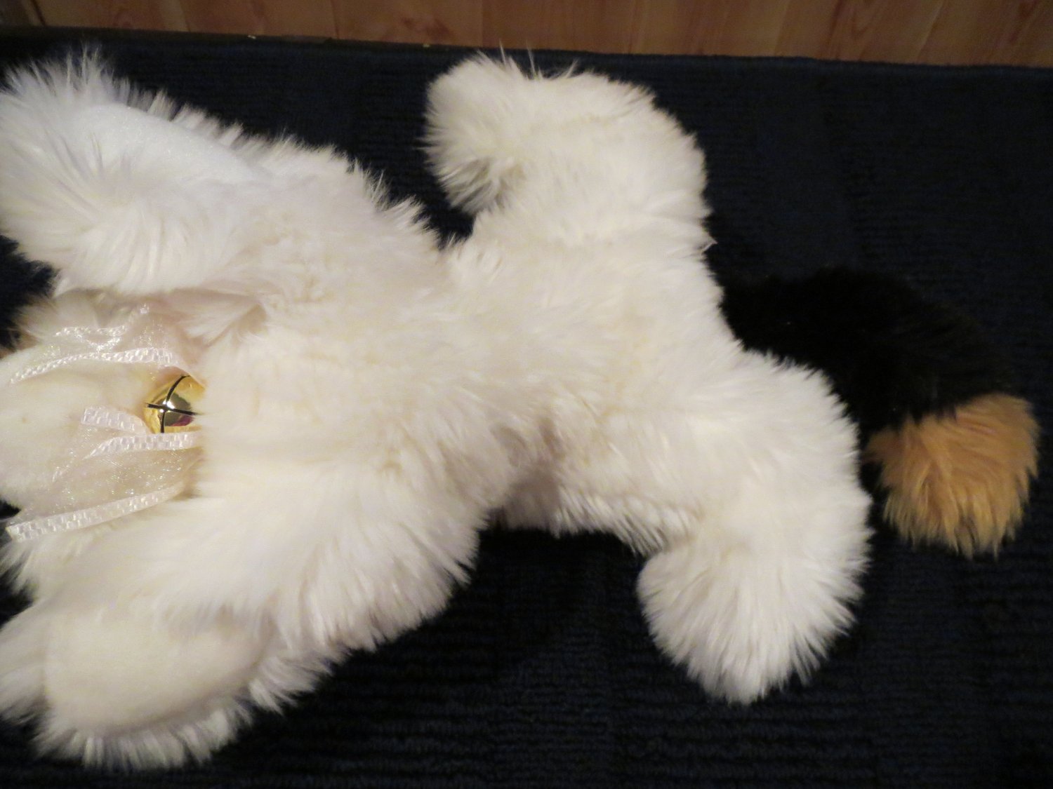 realistic stuffed calico cat