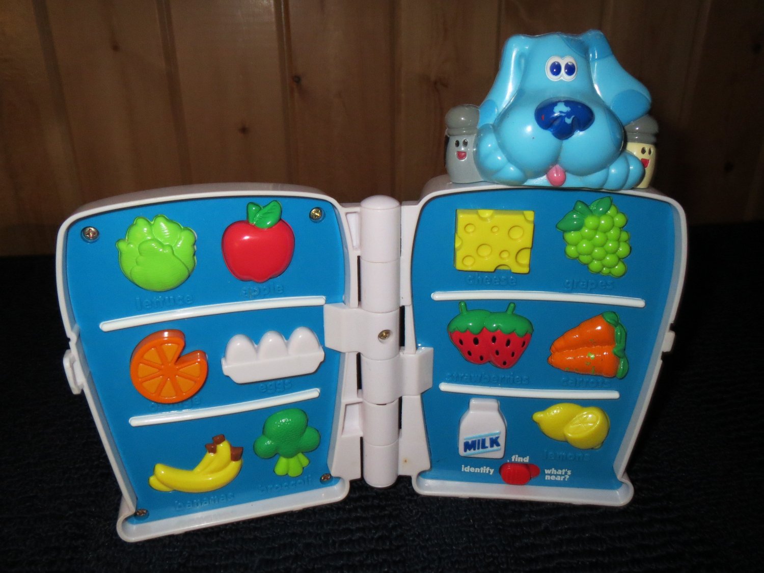 1999 Tyco Blues Clues Refrigerator Talking Learning Preschool Toy 0473