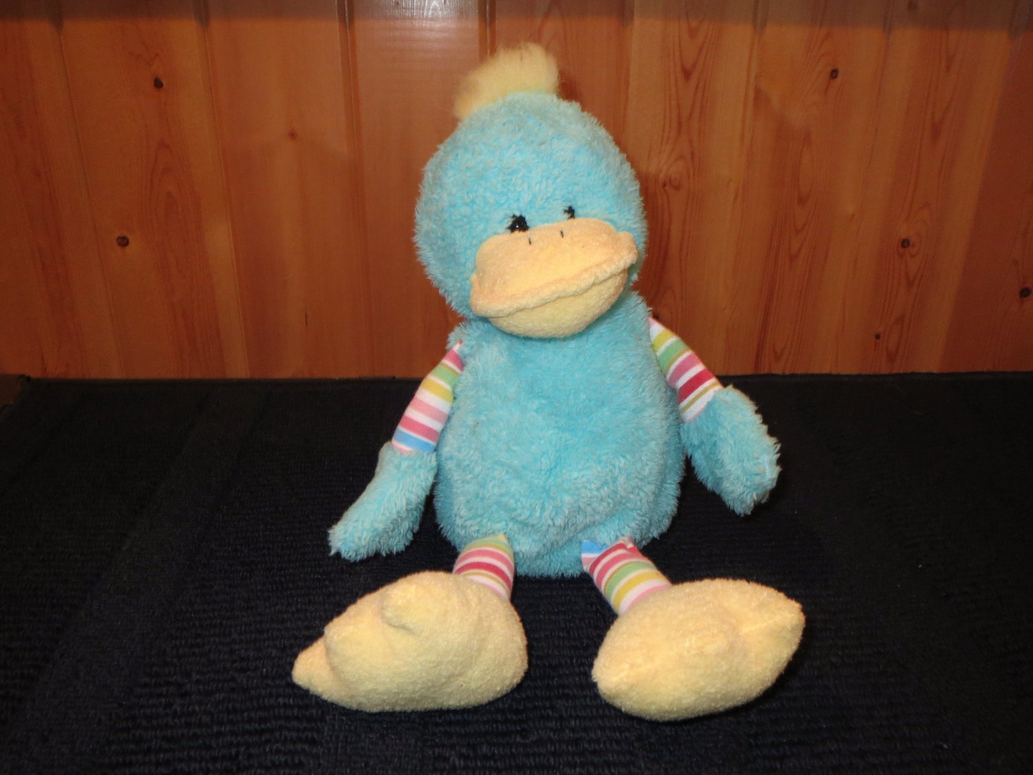 blue plush duck