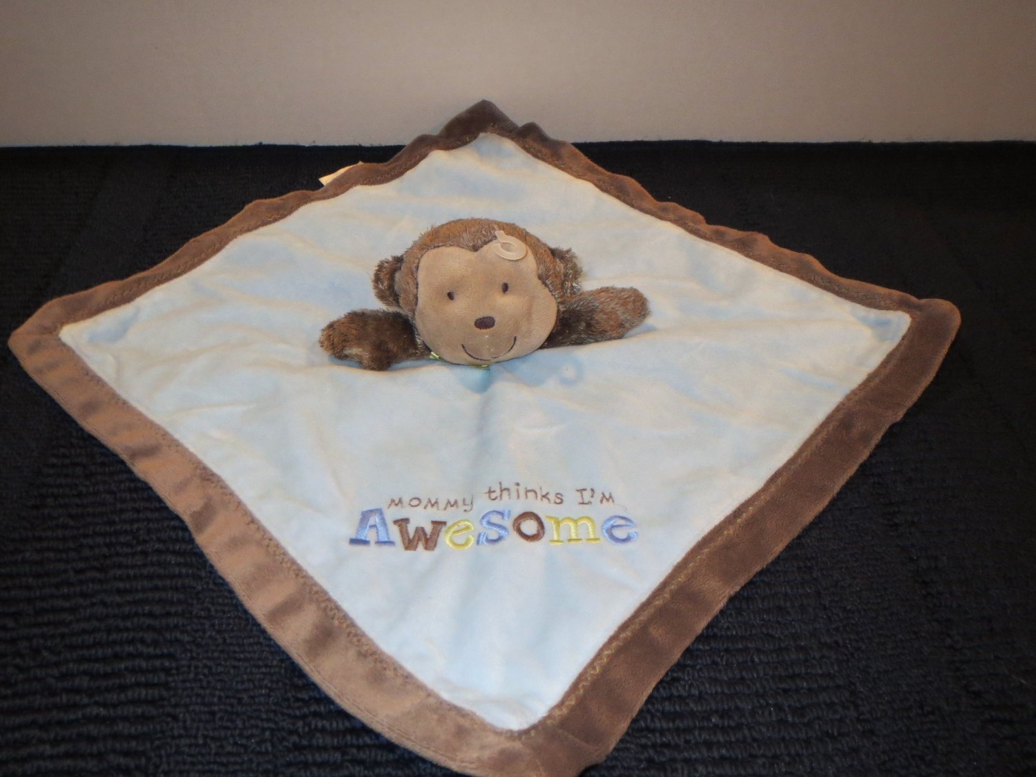 carter's monkey security blanket