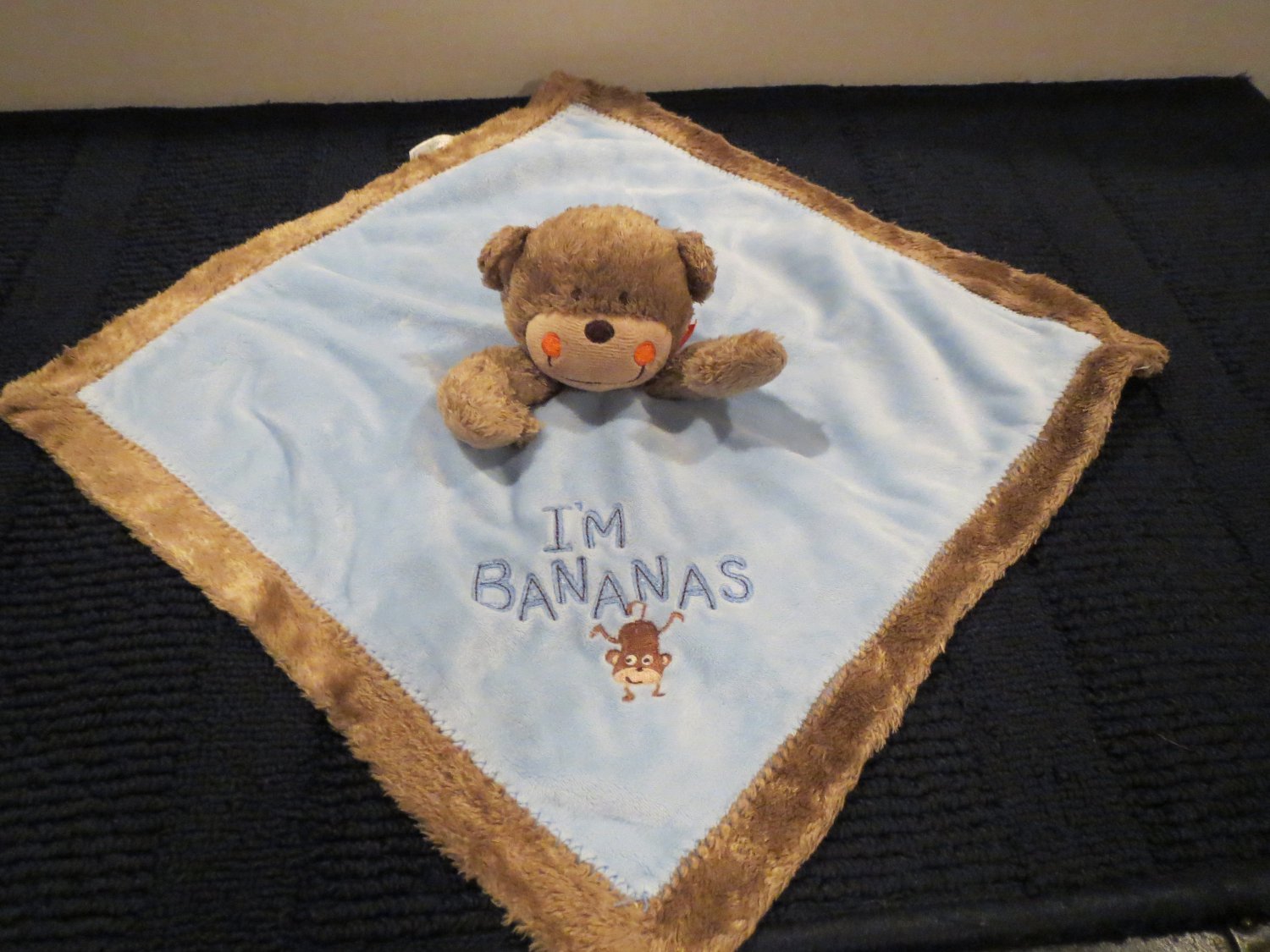 carter's monkey security blanket