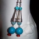 Funky Blue Earrings