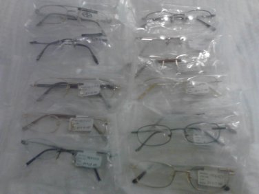 12 - eye glass frames / reading glass/ frames assorted