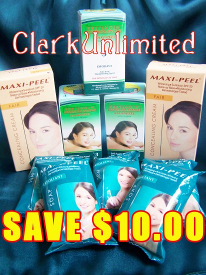 Maxi Peel Whitening Set (10 Pcs )