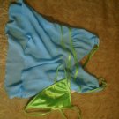 Teal Teddy and thong