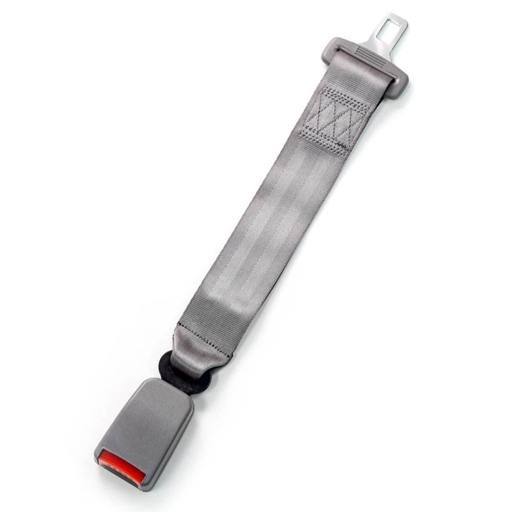15" Seat Belt Extender - Type B - Gray
