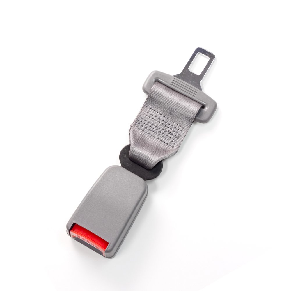 7" Seat Belt Extender Type X Gray