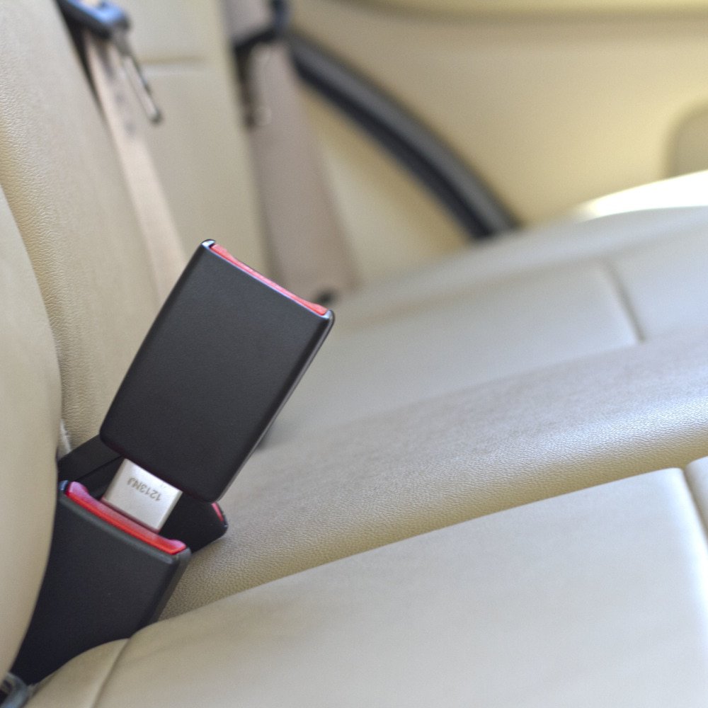Honda CRV 2018 Second Row Middle 3" Black Rigid Seat Belt Extender