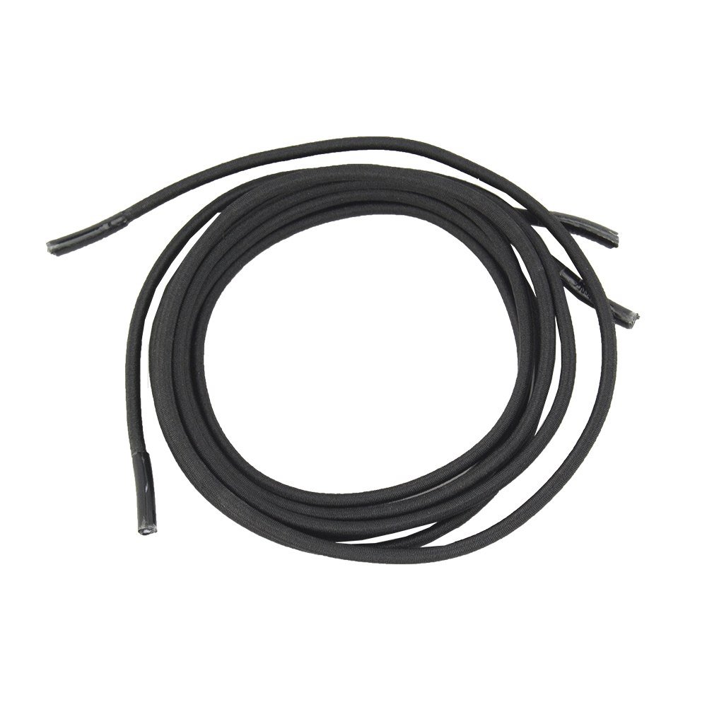Stretch Elastic Dress Shoelaces, Black, 70 cm by More of Me to Love