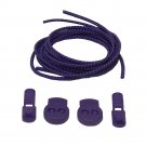 Stretch Elastic Shoelaces with Locking Clips, Purple, 100 cm by More of Me to Love