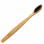 Eco-Friendly Natural Bamboo Toothbrush Black 4pack, BPA-Free, Whitening