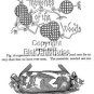 1889 VICTORIAN Antique Needlework for Parlor Decor AA