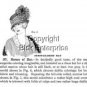 1920s Millinery for Mature WOMAN Red Hat Lesson AY