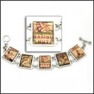 40s 50s TIKI Hawaii Poster Vintage Style Bracelet Retro