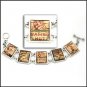 40s 50s TIKI Hawaii Poster Vintage Style Bracelet Retro