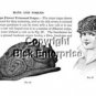 EDWARDIAN MOURNING HATS 1916 Millinery lesson Hat Making AI