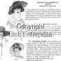 Create Hats of SHEER FABRIC from Flapper Era 1920 AW