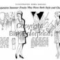 Make Unique 1920s Dresses & Capes 20s Dressmaking AN