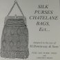 Make Silk Purses bags from the 1900s Victorian Era Patterns