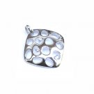 Sterling Silver Pendant "Fantasy", Rhodium Plated (DZ-941)