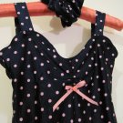 Pink Polka-dot Unitard