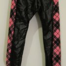 Child's Medium Pants: Peach Checks w/Black