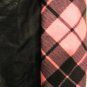Child's Medium Pants: Peach Checks w/Black