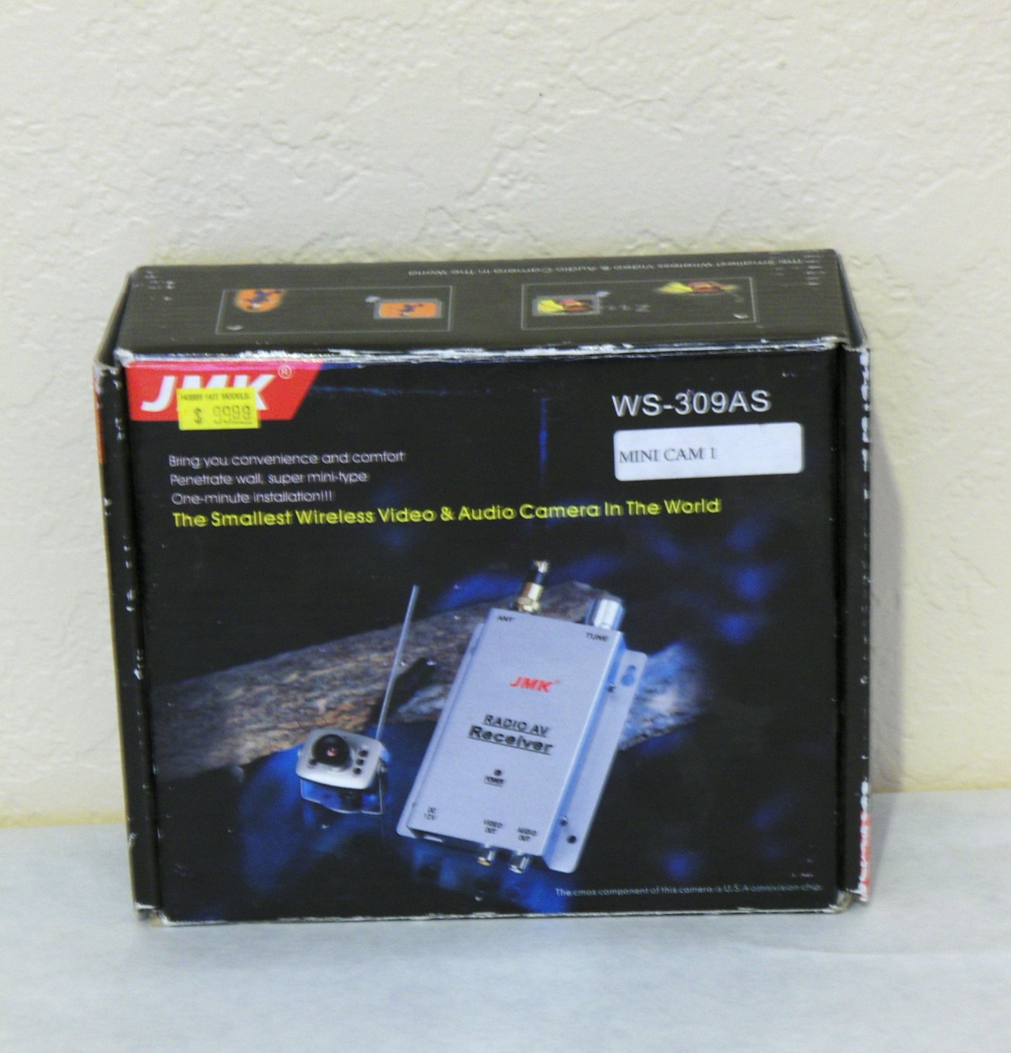 USED JMK Wireless Video Micro Camera, Transmitter & Receiver