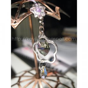 Mobile charm: Flower drop (frame)