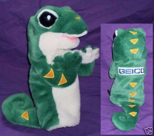 plush geico gecko