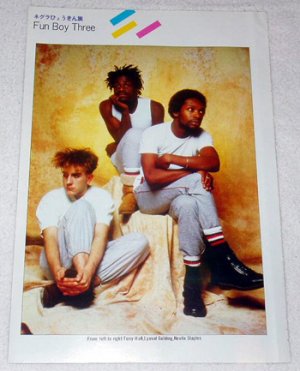 THE FUN BOY THREE TERRY HALL magazine clipping Japan 1982 [PM-100]