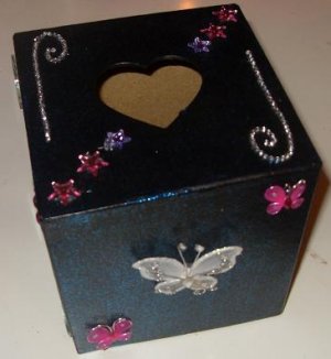 GLAMEROUS TISSUE BOX COVER