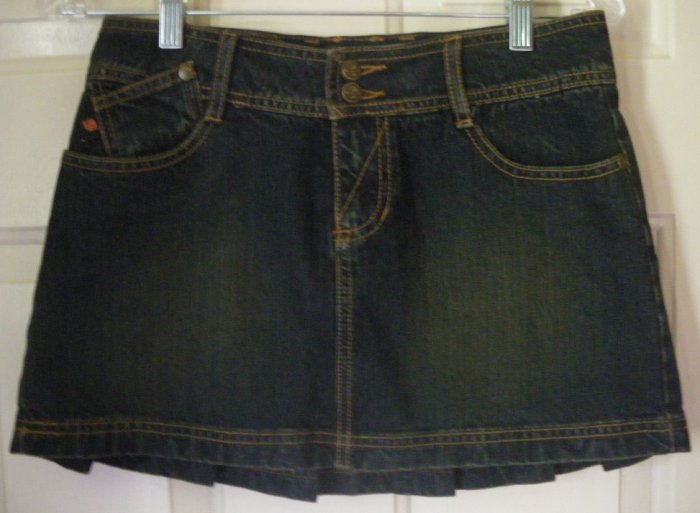LOST GIRL Blue Low-Waist DENIM Mini Skirt size 1