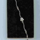Avon Silvertone Swirl Floret Bracelet, Small