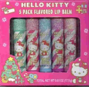 Hello Kitty 5 Pack Lip Balm