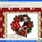 Wreath & Bow Holiday Template