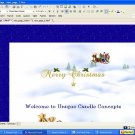 Animated Flying Santa Holiday Template