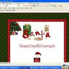 Santa Goodies Holiday Template