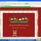 Reindeer Red Plaid & Snowflake Holiday Template