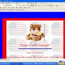 American Bear Fourth of July Template