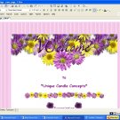 Shower of Flowers Floral Template