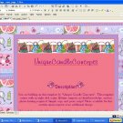 Purses & Glitter Girly Template