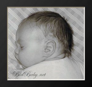 Newborn Black & White-Framed