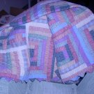 Pastel colored quilt