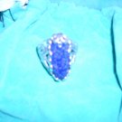 Sterling Silver ring with genuine blue lapis stone