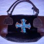 Faux leather handbag