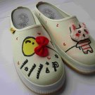 Hand Painted Shoes, 3D Bunny Balloon