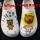 Hand Painted Shoes, 3D Sunshine Teddies